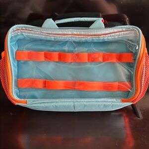 Kids' Blue and Orange Travel Bag